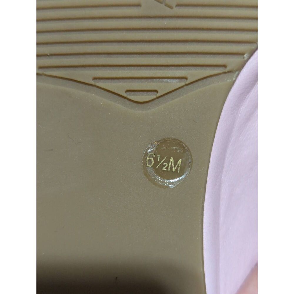 Antonio Melani Women's Pink Solid Soft Leather Loafers Flat Shoe Size 6.5 - Picture 6 of 8